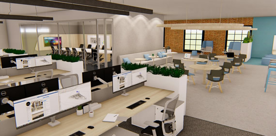 Oficinas: obras proyectadas por Estudio NCYA