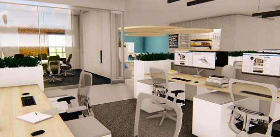 Oficinas: obras proyectadas por Estudio NCYA