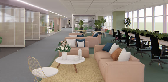 Oficinas: obras proyectadas por Estudio NCYA